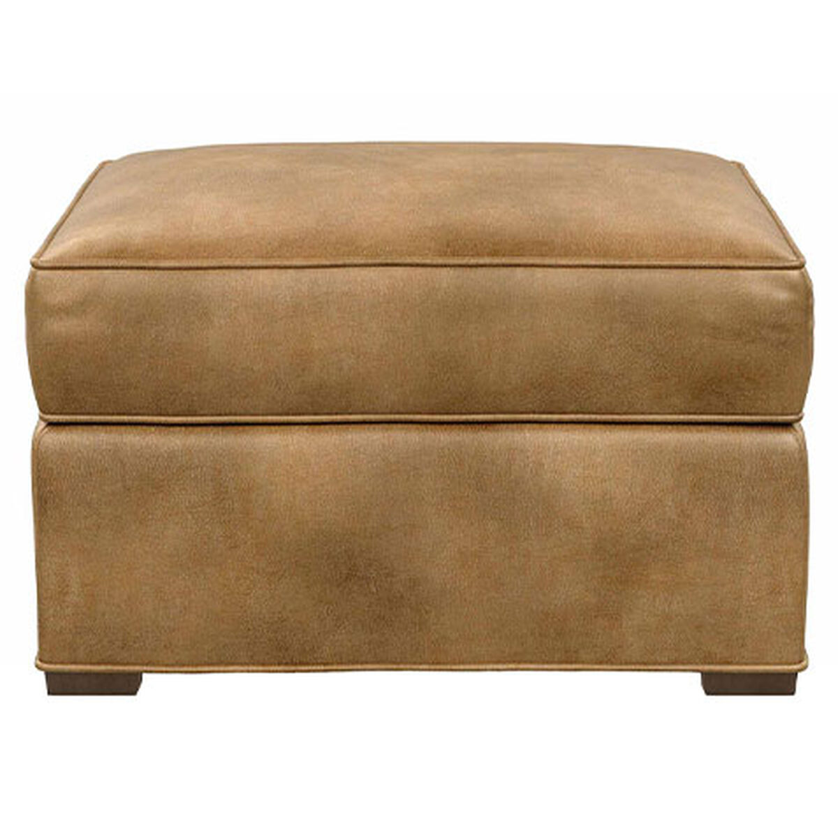 Turner Leather Ottoman