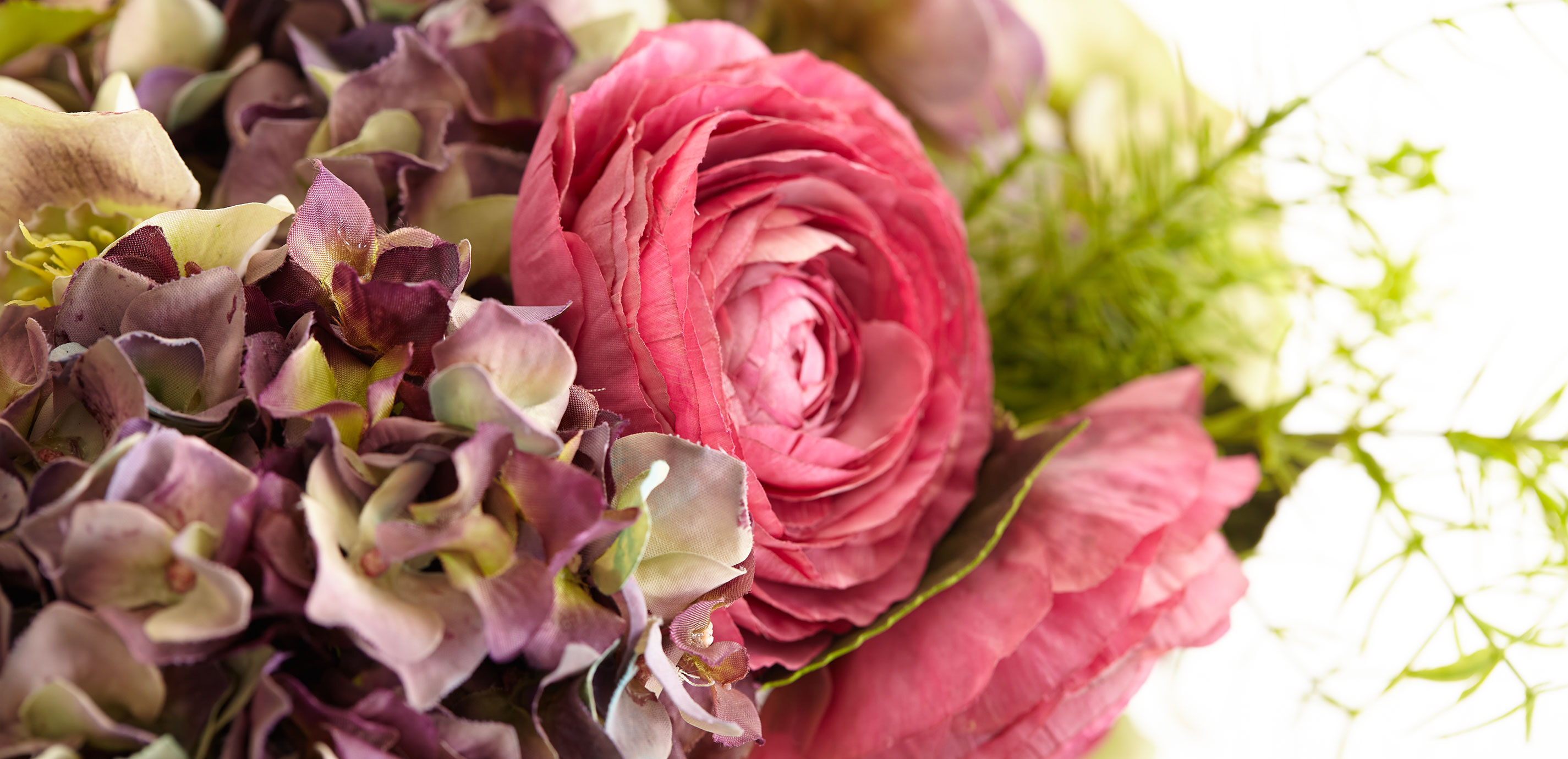 Hydrangea, Hellebore & Poppy Mix in Vase_2