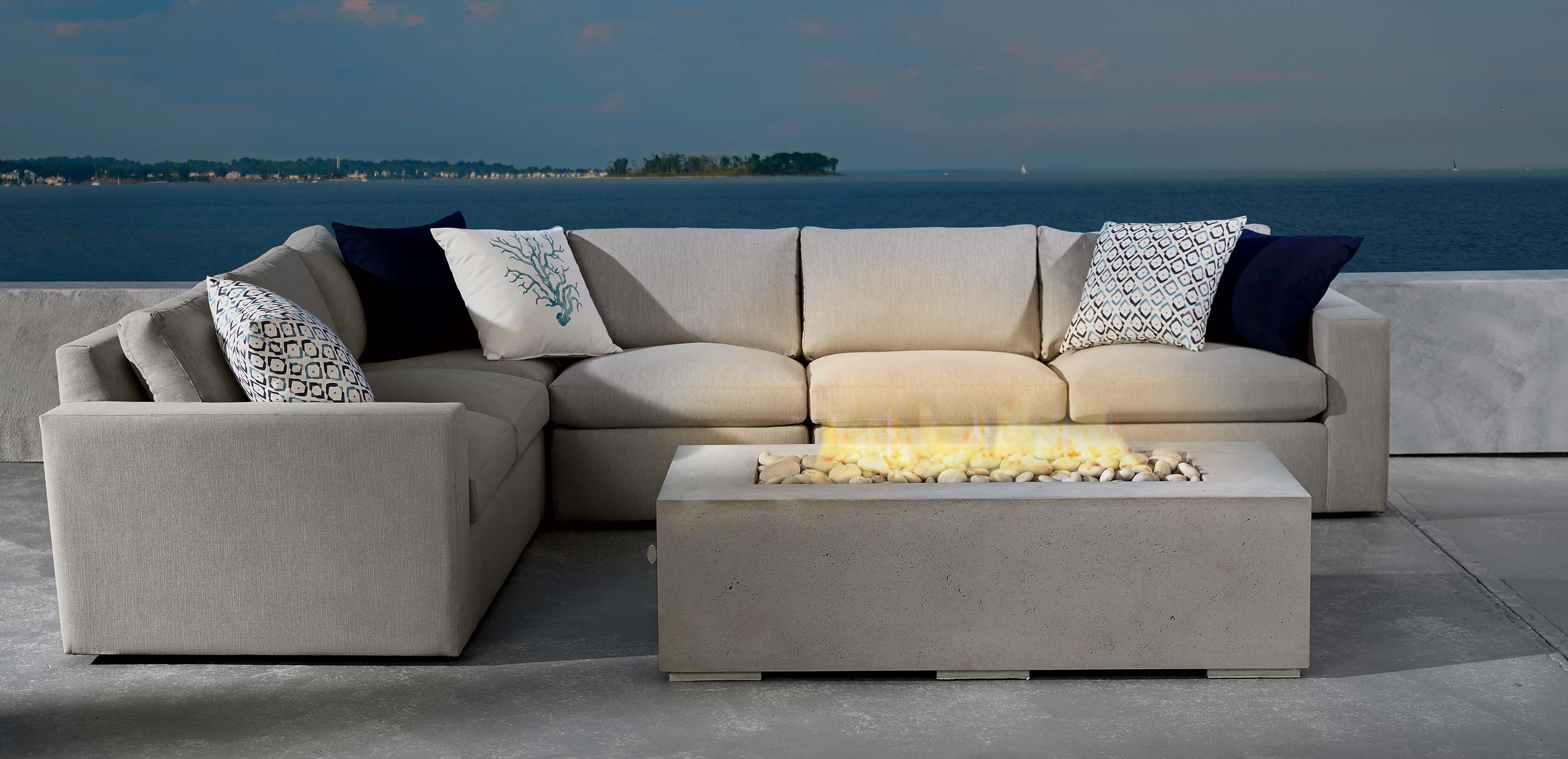 Rectangular Concrete Fire Table_9