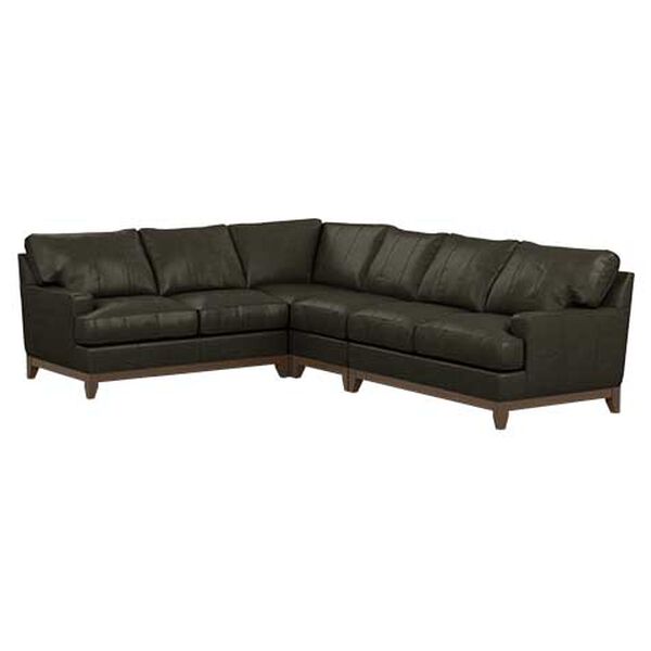 Arcata Four-Piece Leather Sectional
