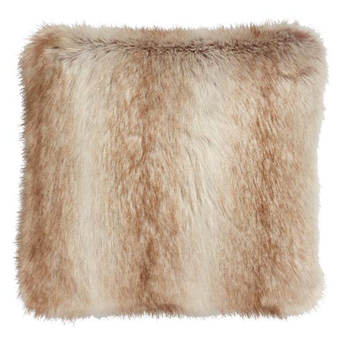 Blonde Fox Faux Fur Pillow