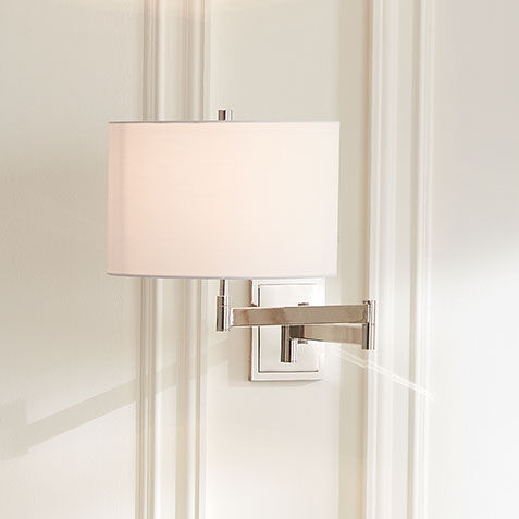 Tiberius Swing Arm Sconce, Hardwire/Plug-In Product Tile Hover Image 098028P