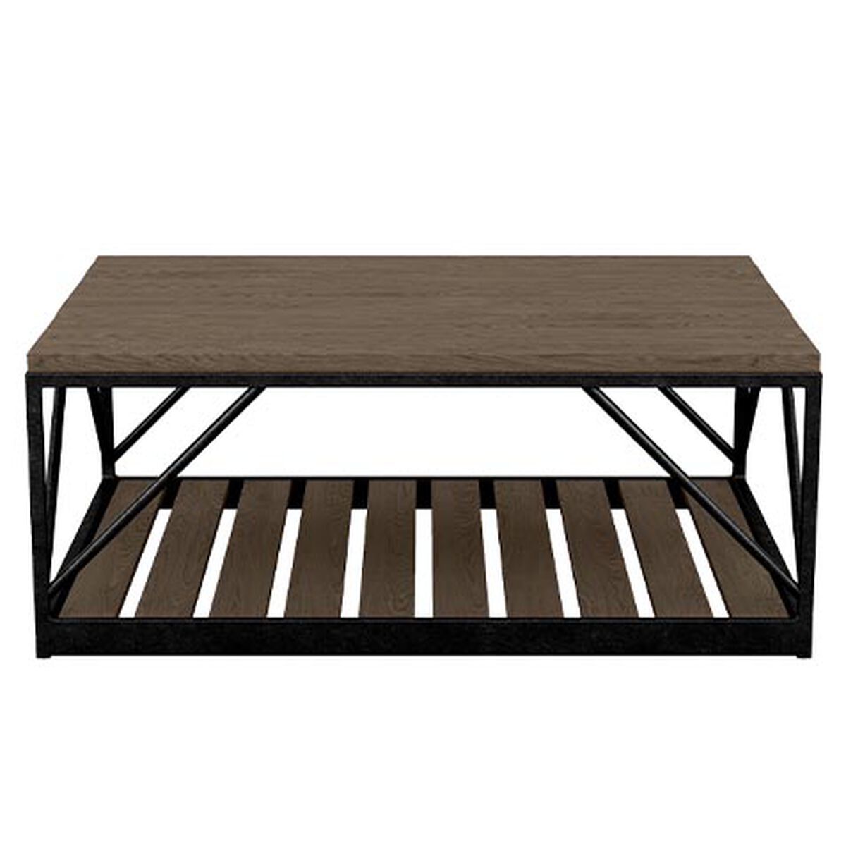 Beam Metal Base Coffee Table