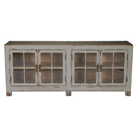 Ethan allen duke media cabinet top