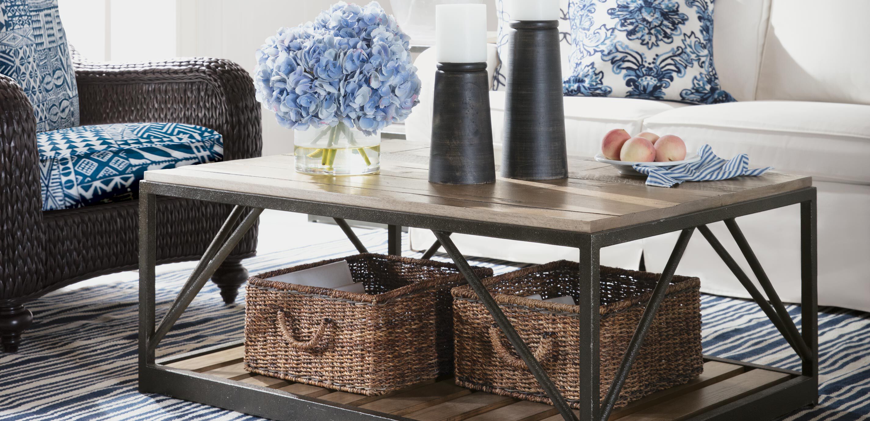 Dark Abaca Storage Basket | Baskets | Ethan Allen Dark Abaca Storage Basket | Baskets | Ethan Allen