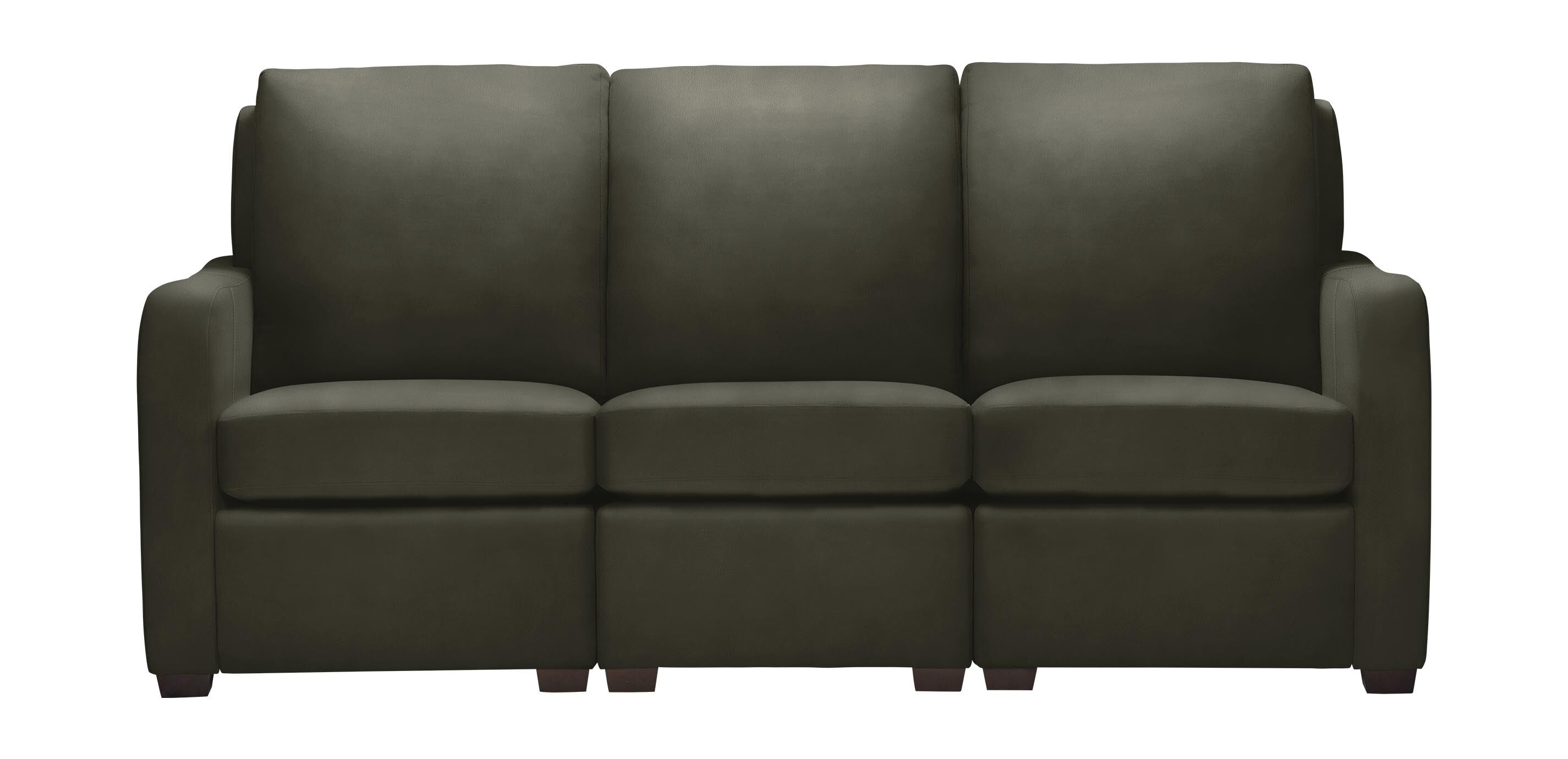 Jennings Leather Three-Piece Sectional