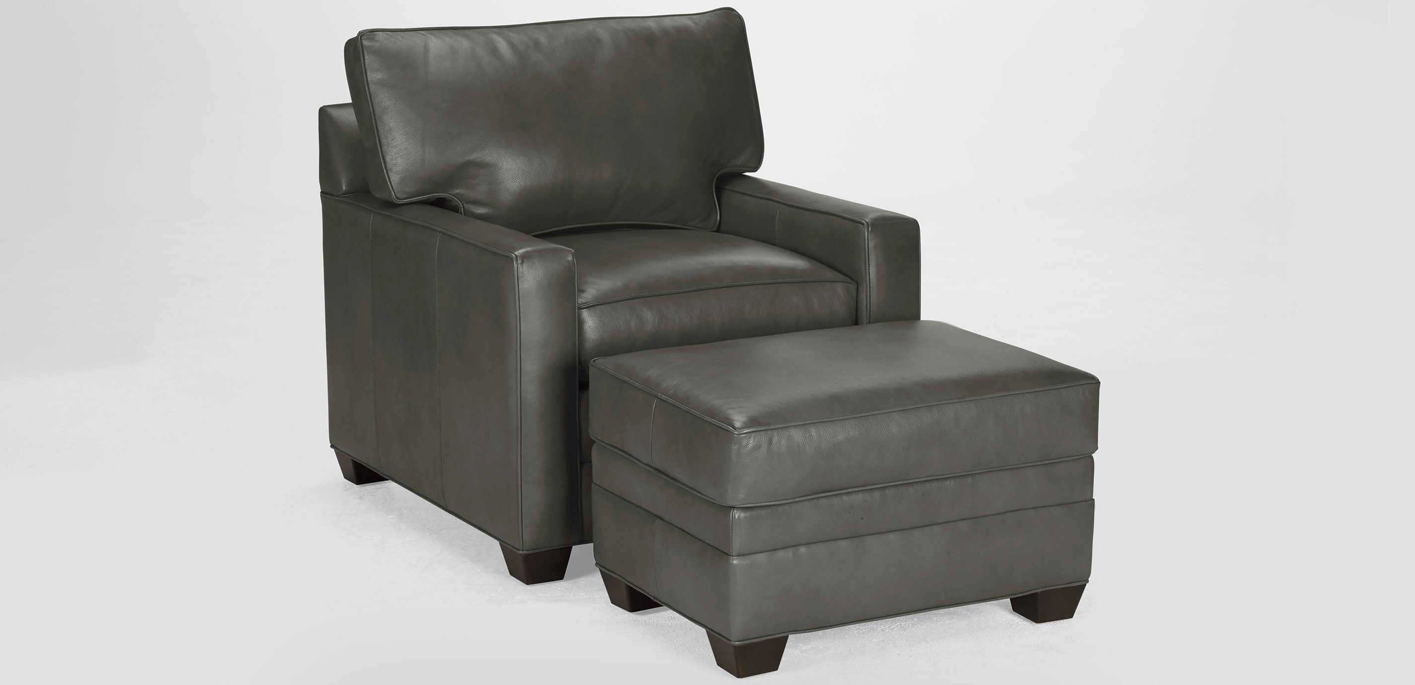 Bennett Track-Arm Leather Chair