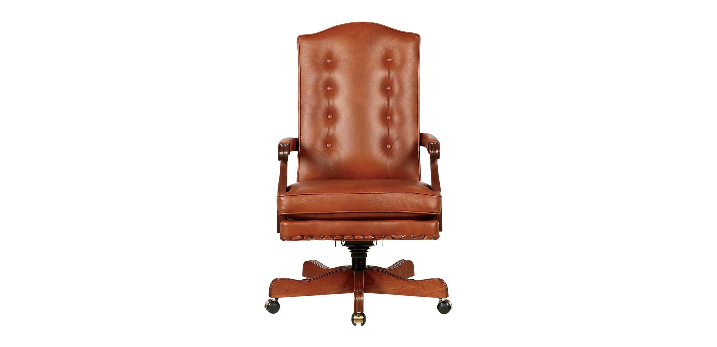 leather desk chair