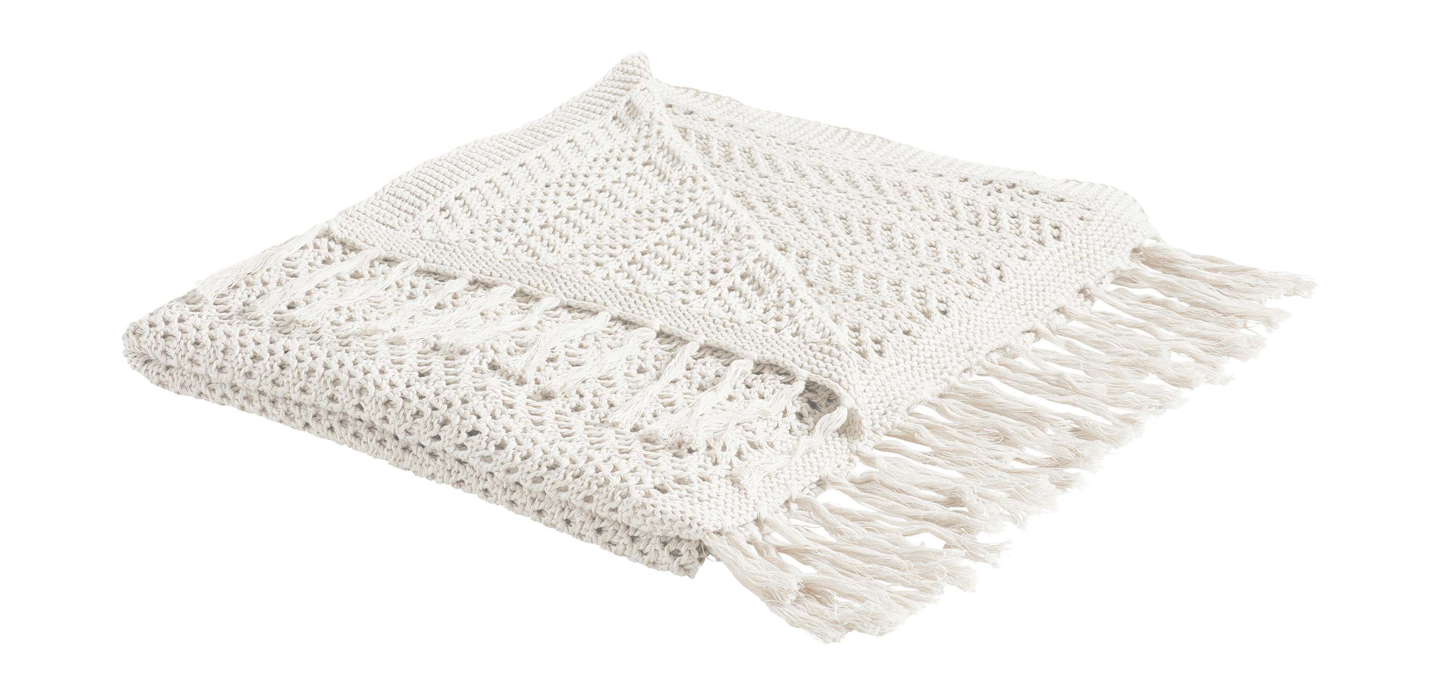 Pointelle Knit Throw_1