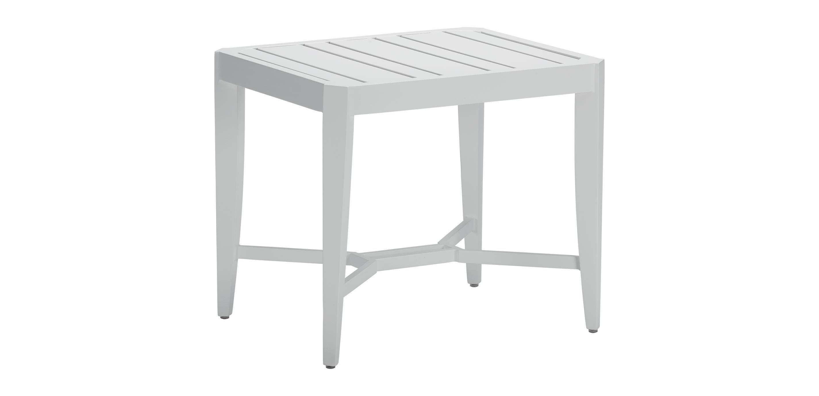 Nod Hill Aluminum Outdoor Patio End Table Ethan Allen