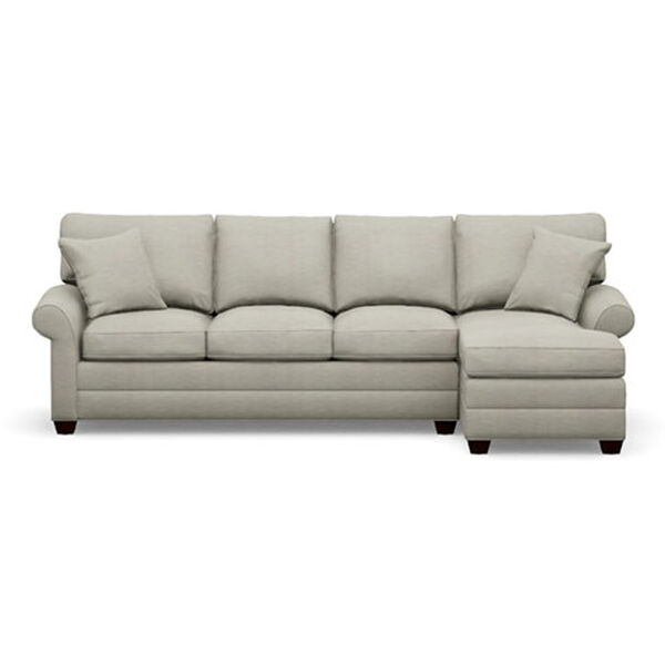 Bennett Roll-Arm Two-Piece Sectional with Chaise
