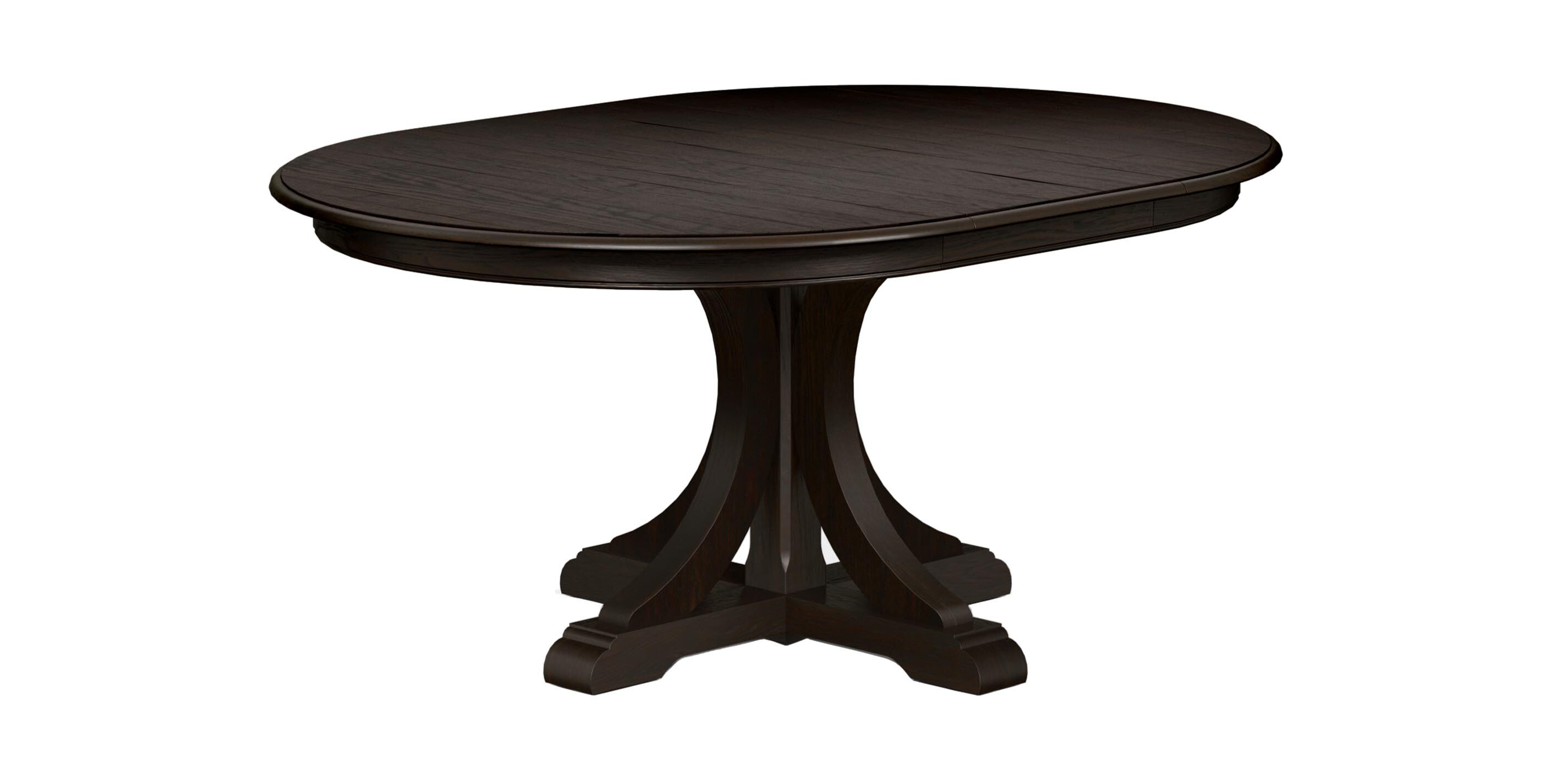 Corin Rough-Sawn Round Extension Dining Table_2