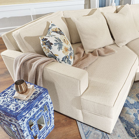 Sectional Sofas Living Room Sectionals Ethan Allen