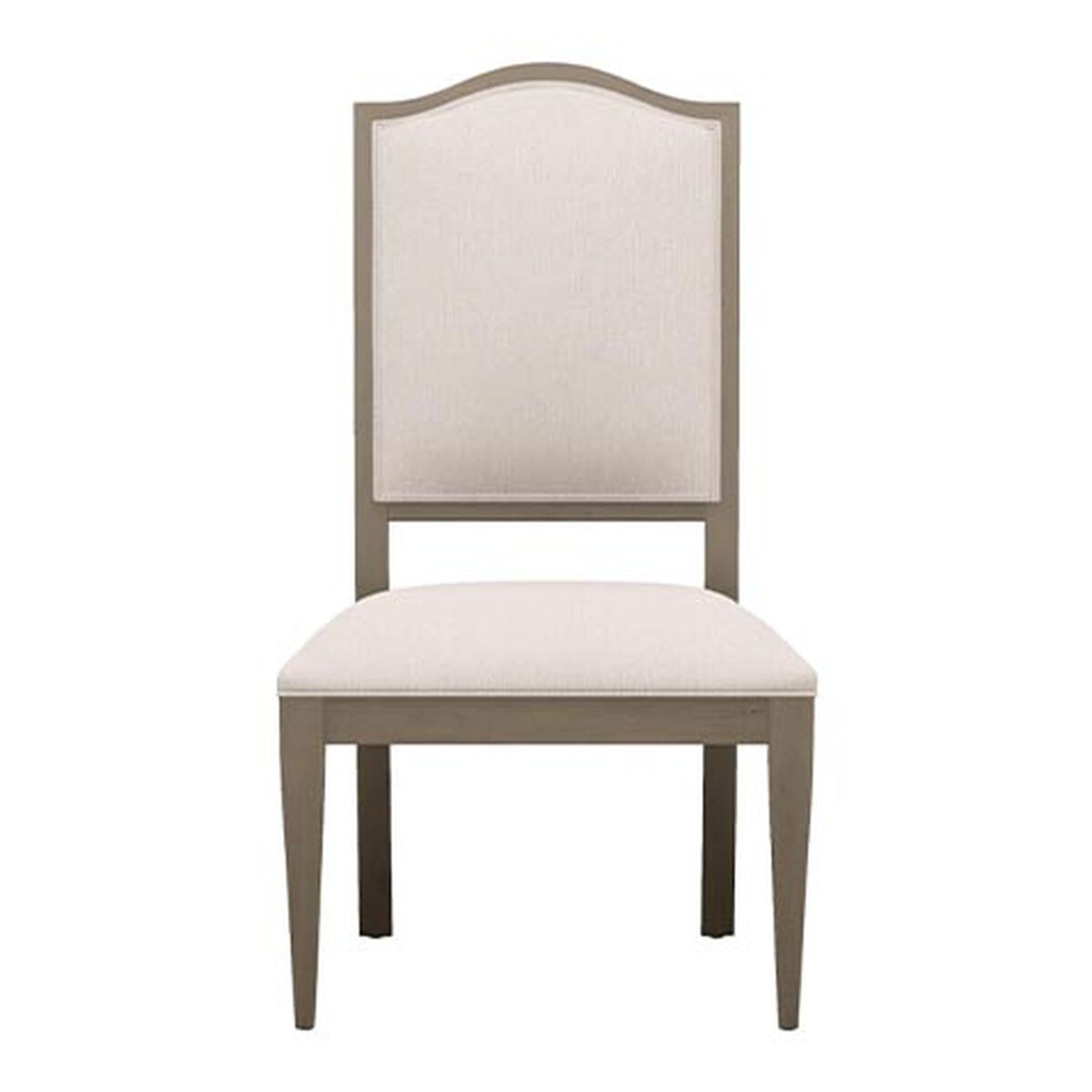 Hayden Dining Side Chair: Serpentine Back, Tapered Leg