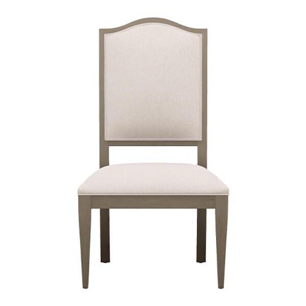 Hayden Dining Side Chair: Serpentine Back, Tapered Leg