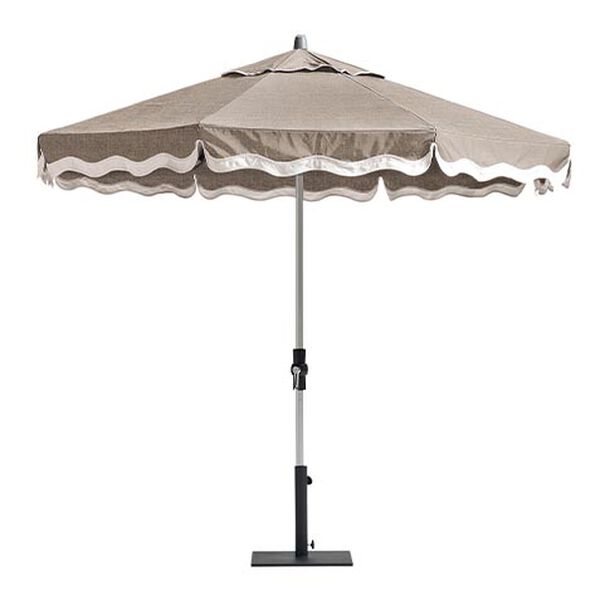 9' Auto-Tilt Umbrella with Wave Canopy