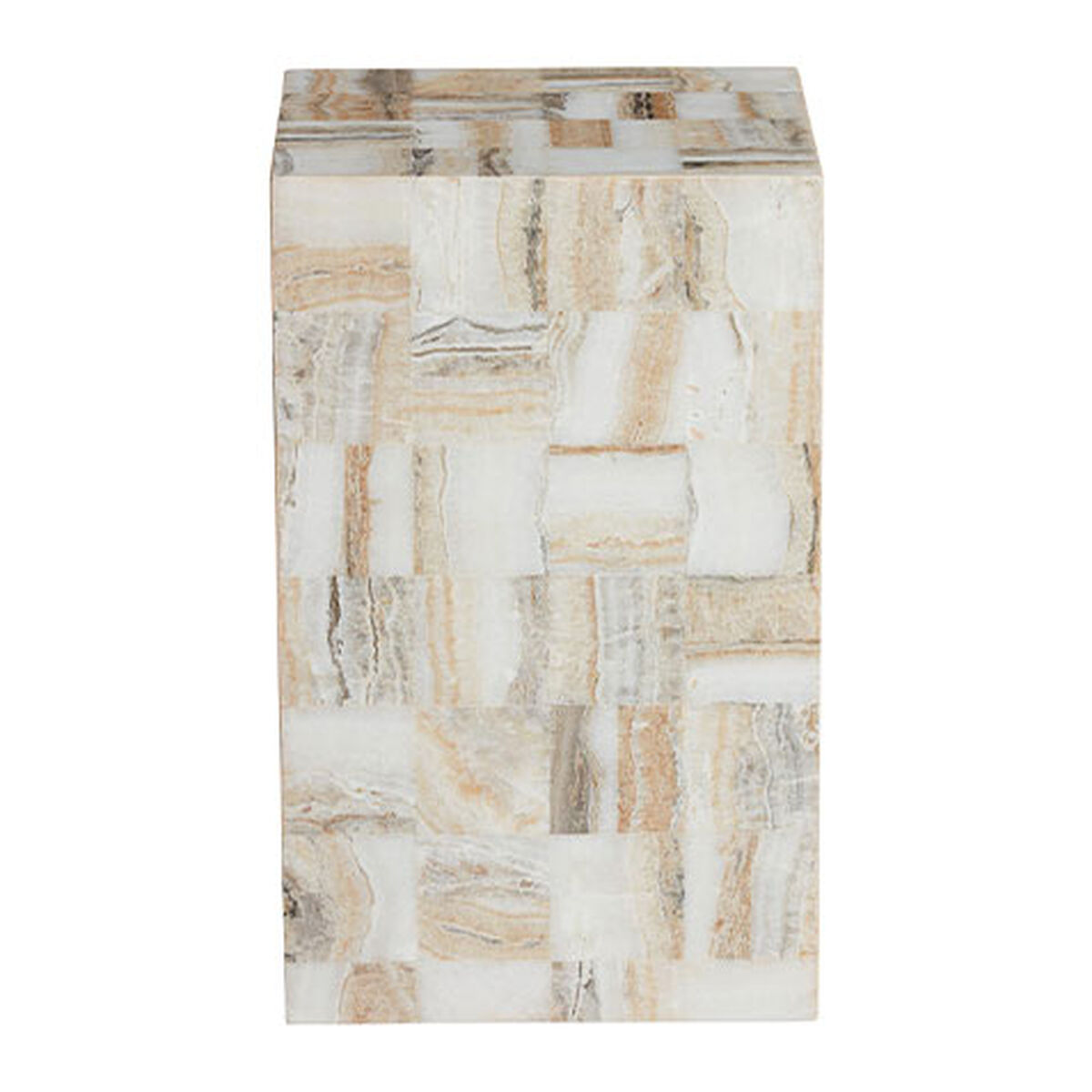 Rakin Onyx Square Stool
