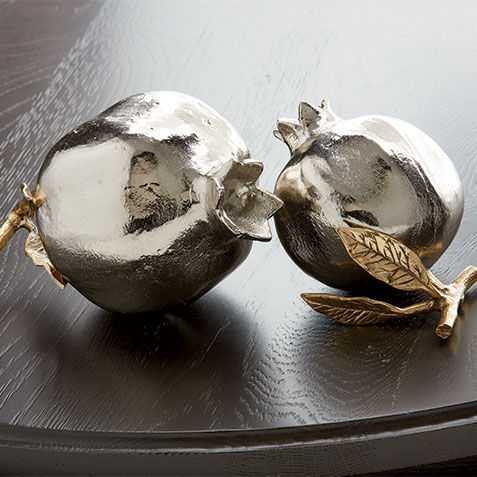 Nickel Pomegranate Sculptures Product Tile Hover Image 431705