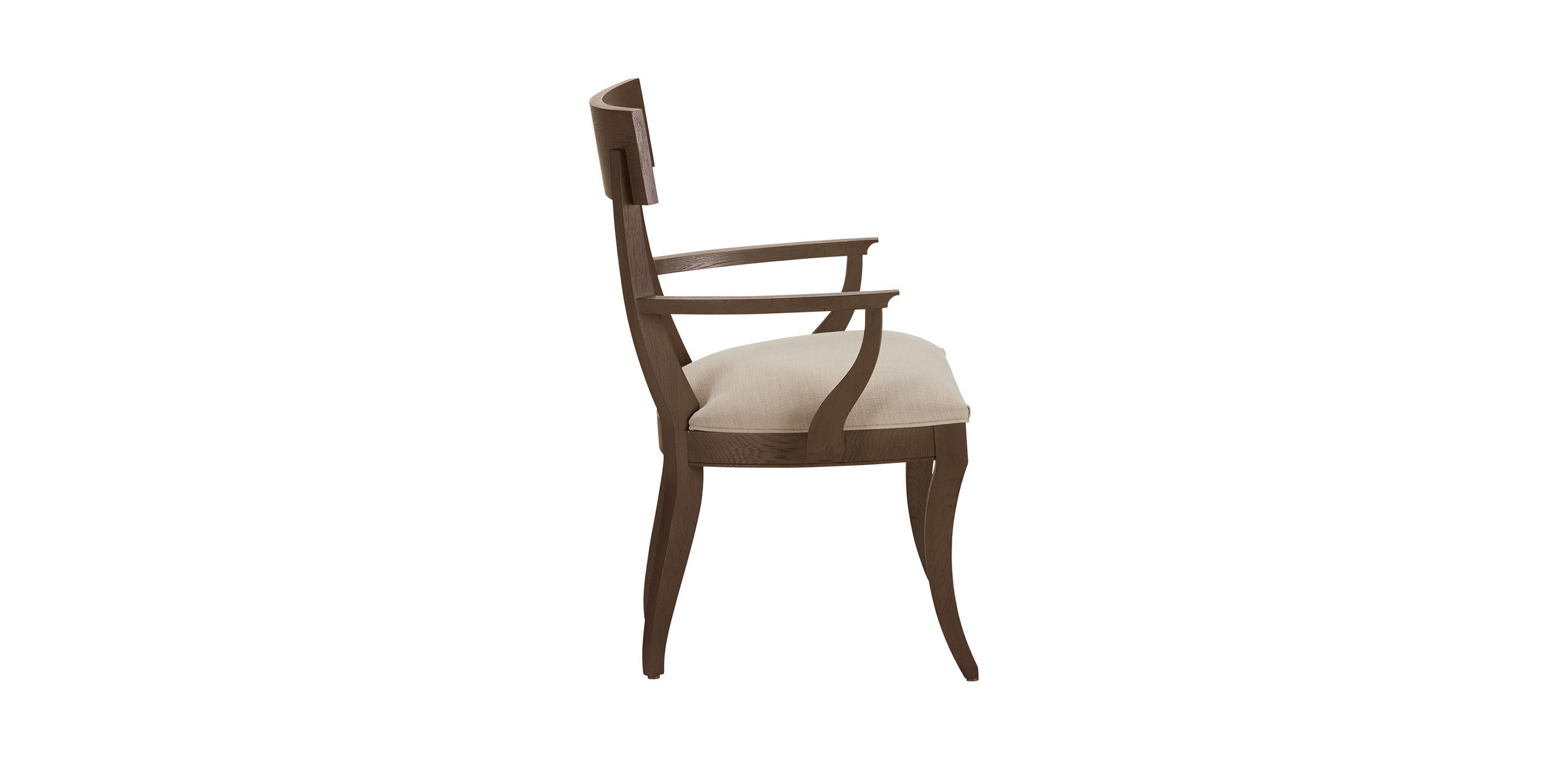 Klismos Oak Armchair, Chestnut_3