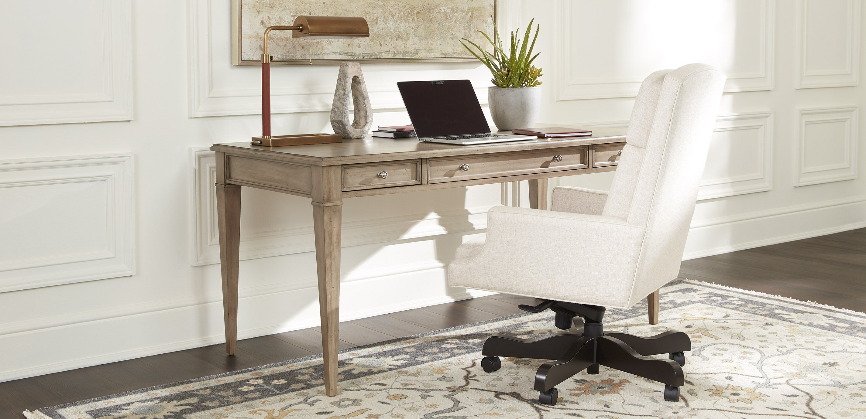 Custom Square-Corner Home Office Desk_9