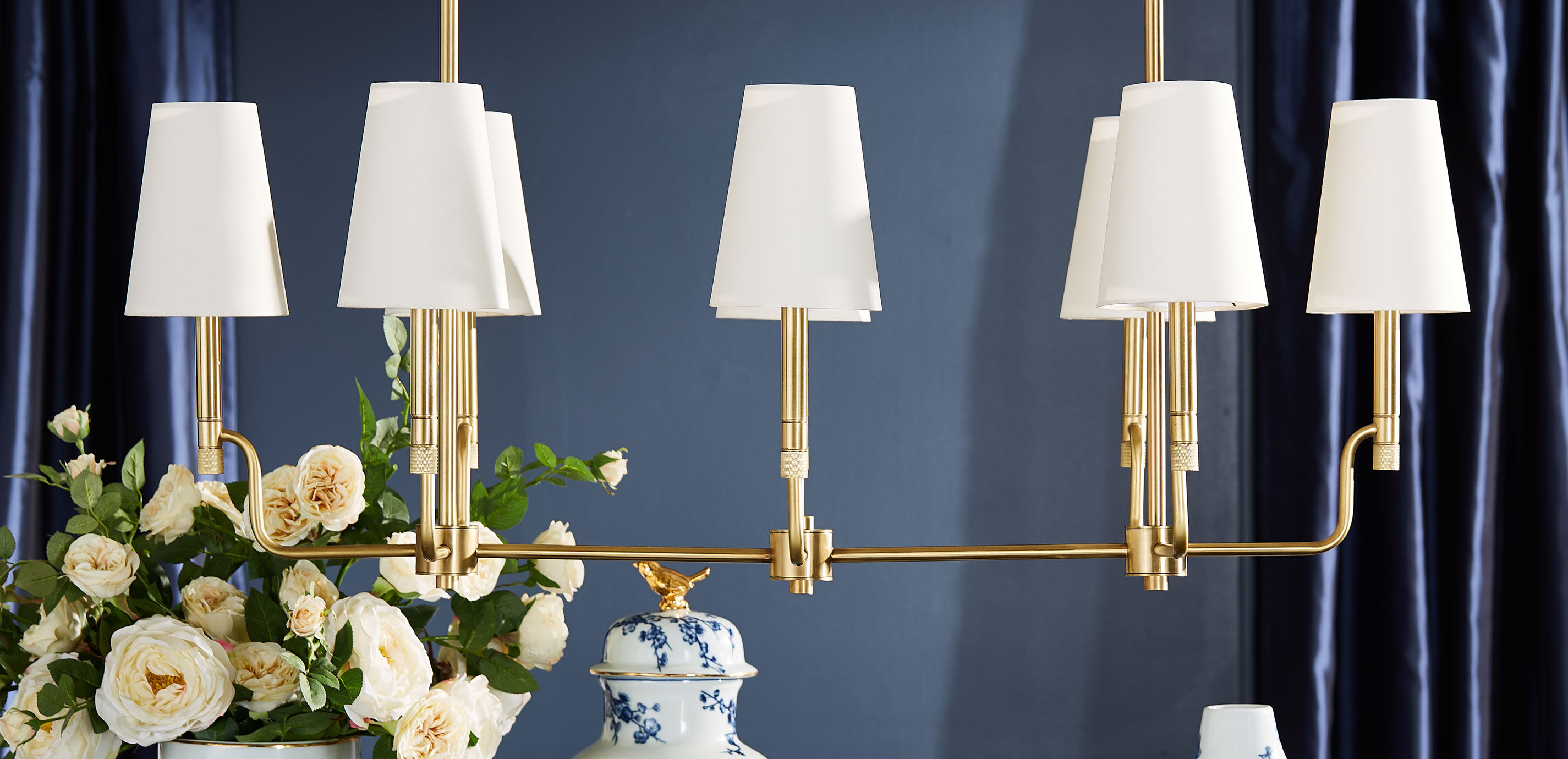Turnbull Linear Chandelier, Polished Brass_11