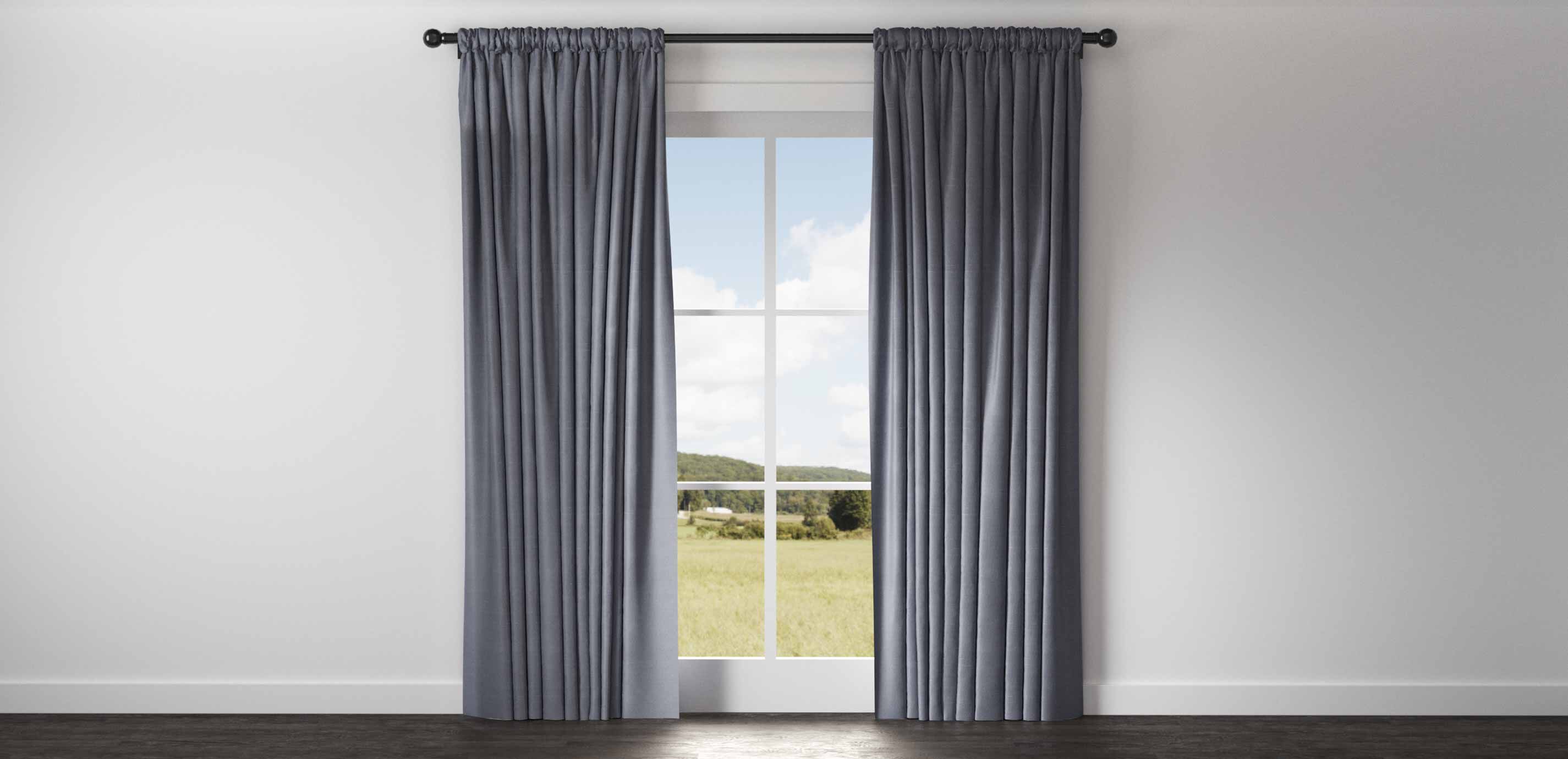 Satin Dupioni Drapery Panel