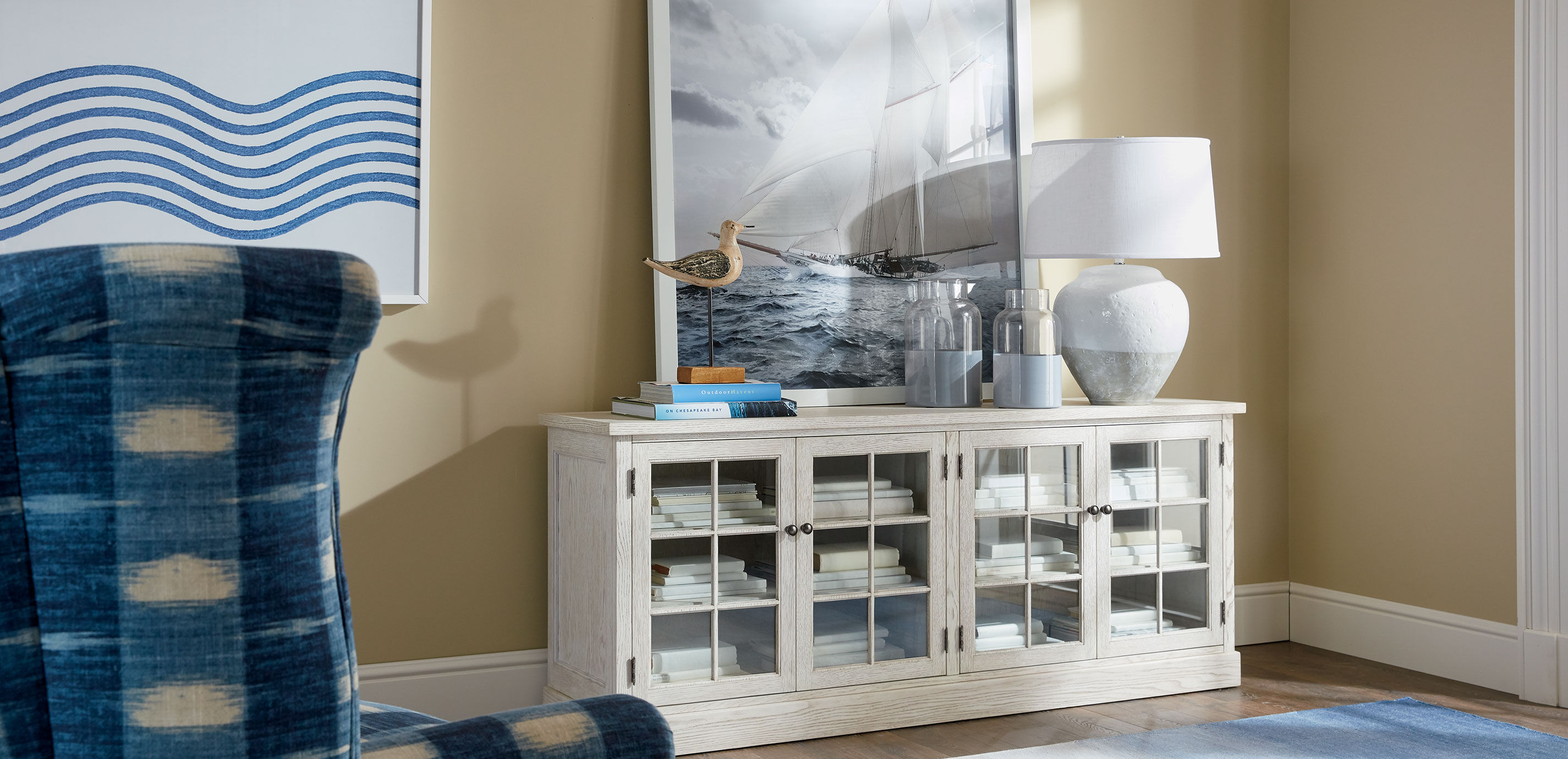 Ashburn FarmhouseStyle Entertainment Center Ethan Allen