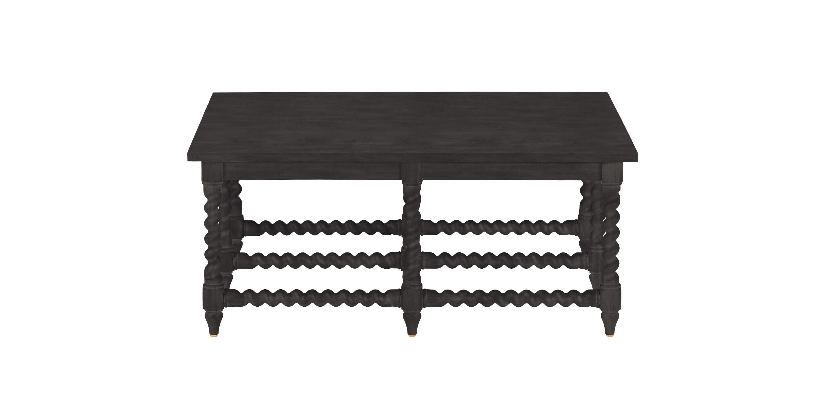 Madalynn Square Barley Twist Coffee Table