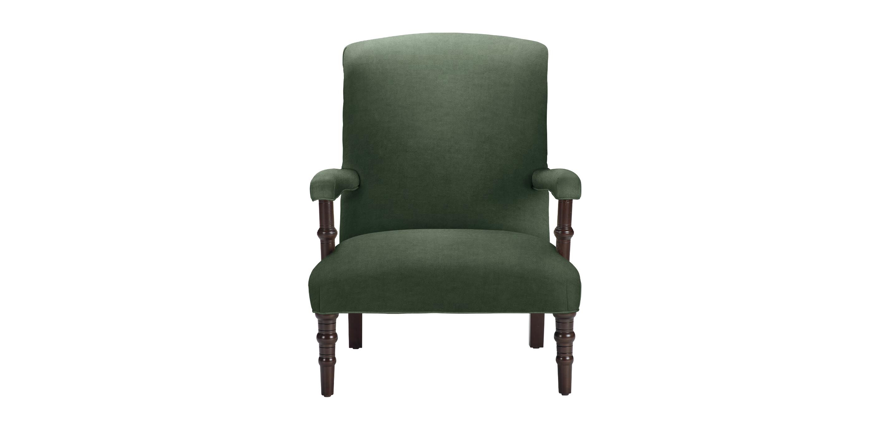 Chamberlain Scroll-Back Accent Chair