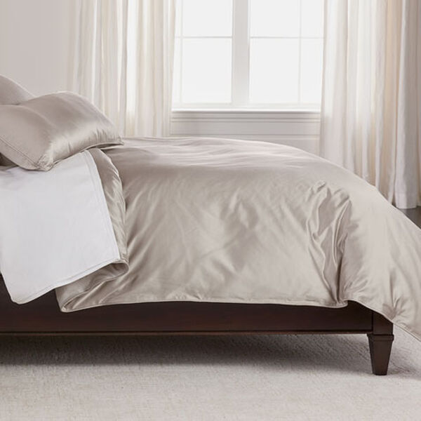 Salena Solid Duvet Cover, Taupe