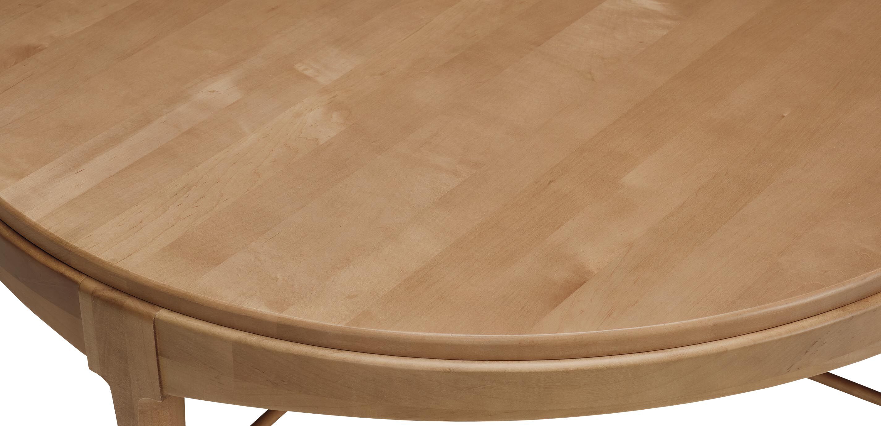 Draper Round Wood Midcentury Coffee Table_4