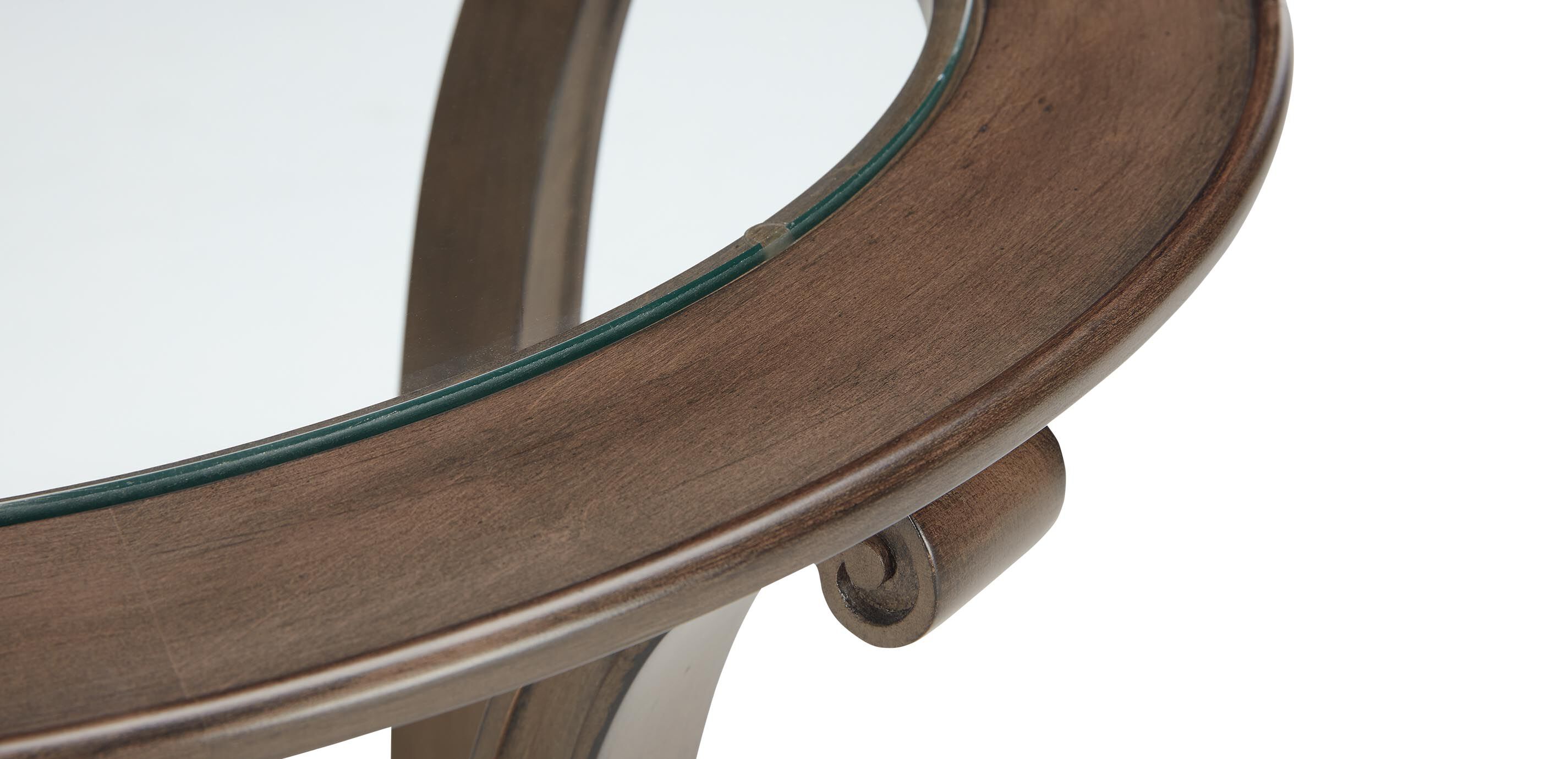 Camille Round Glass-Top Scroll-Base End Table_5