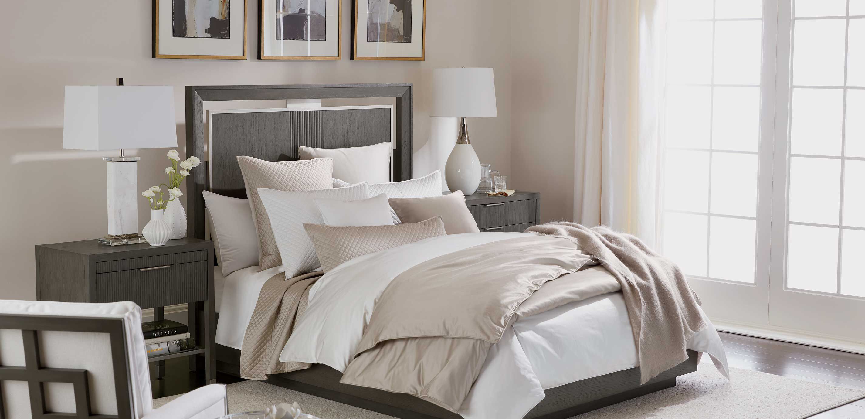 Salena Quilted Coverlet and Shams, Taupe_13