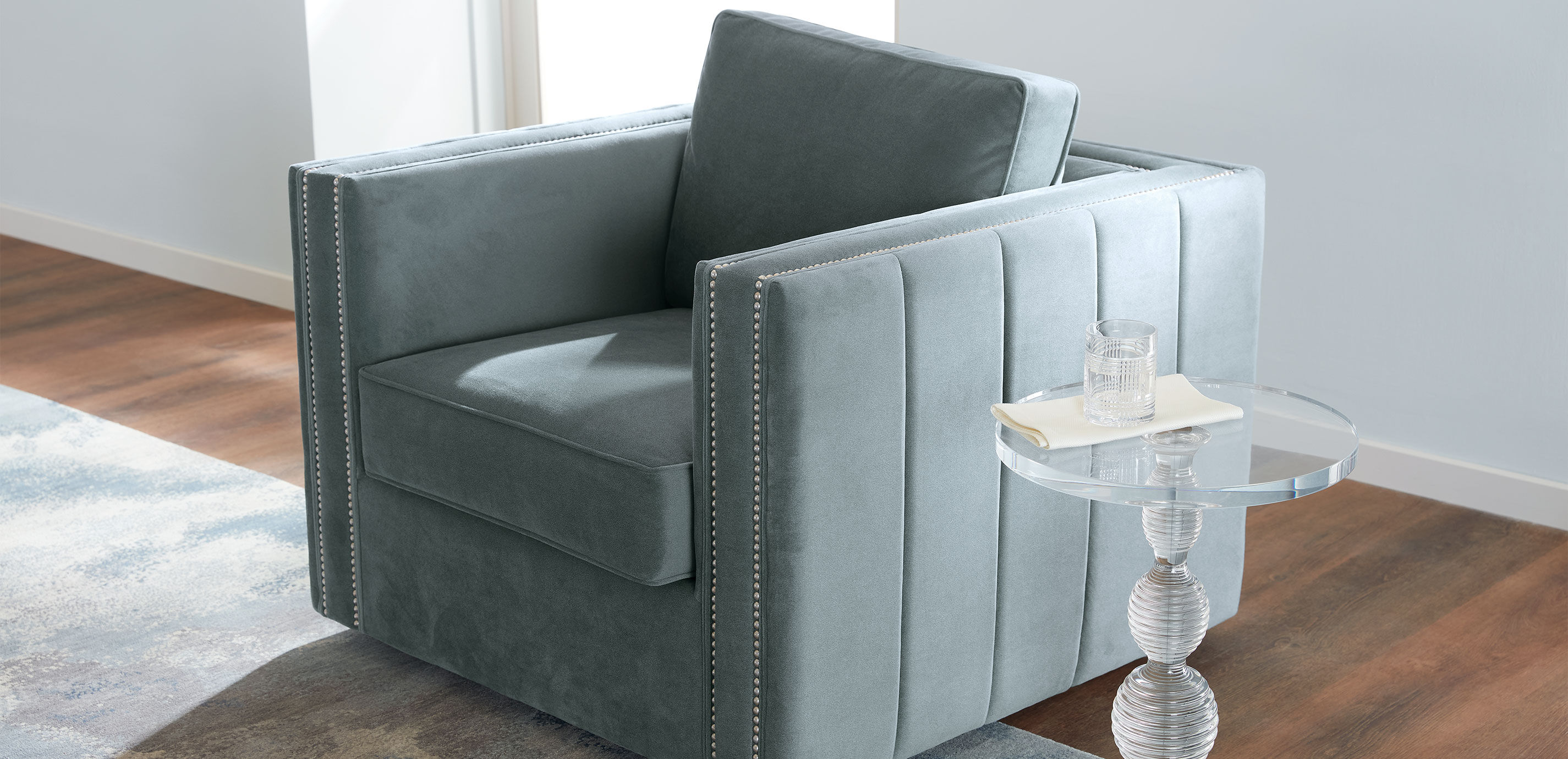 Hoban Slate Fabric By the Yard_2