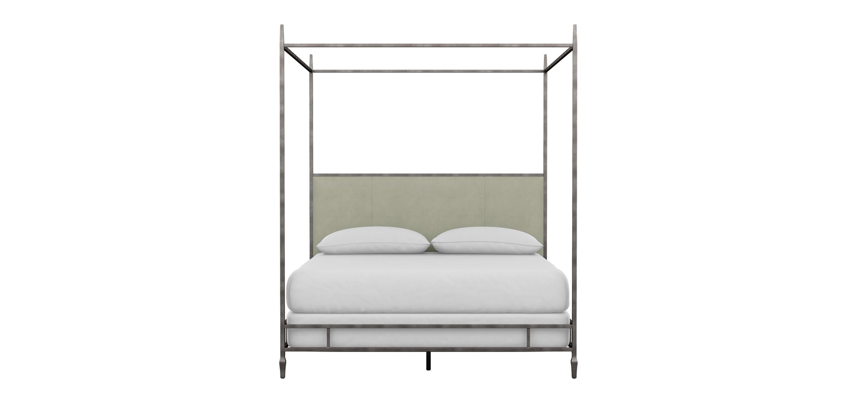 Lincoln Upholstered Poster Bed