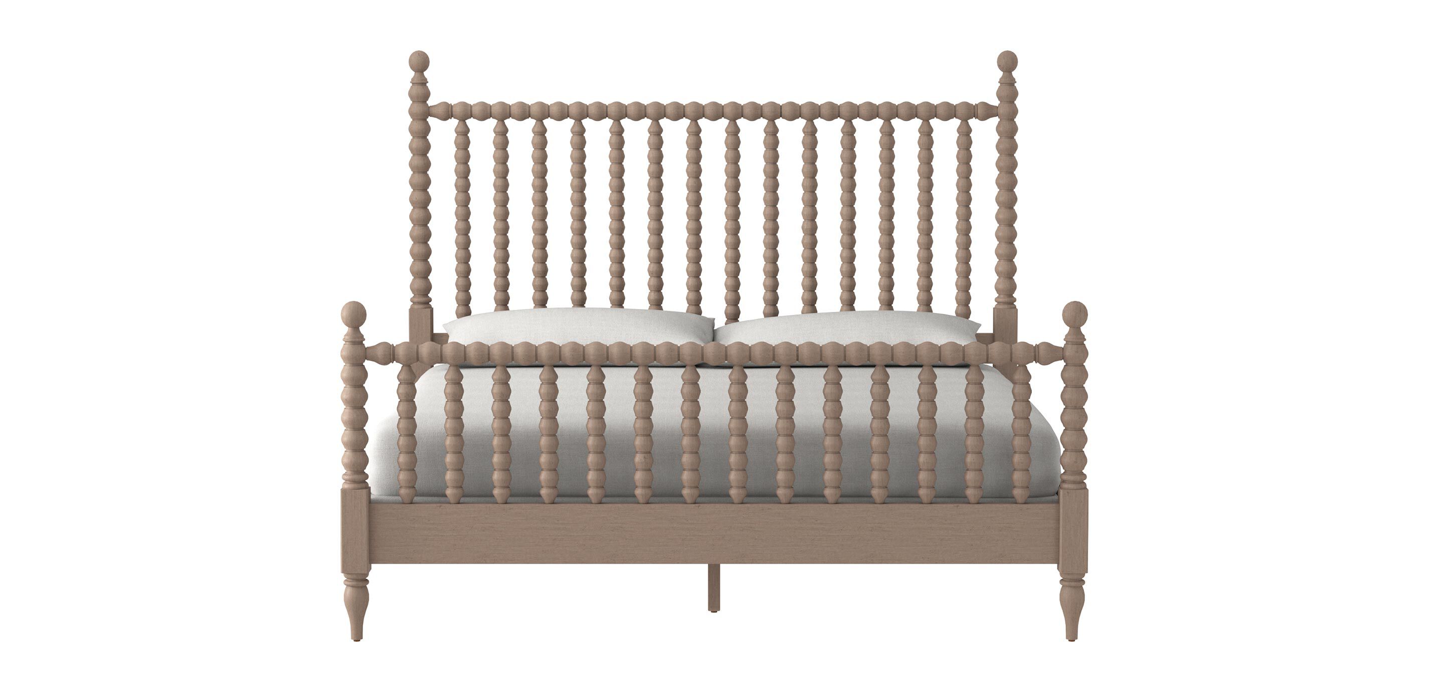 Burke Bed with Tall Footboard