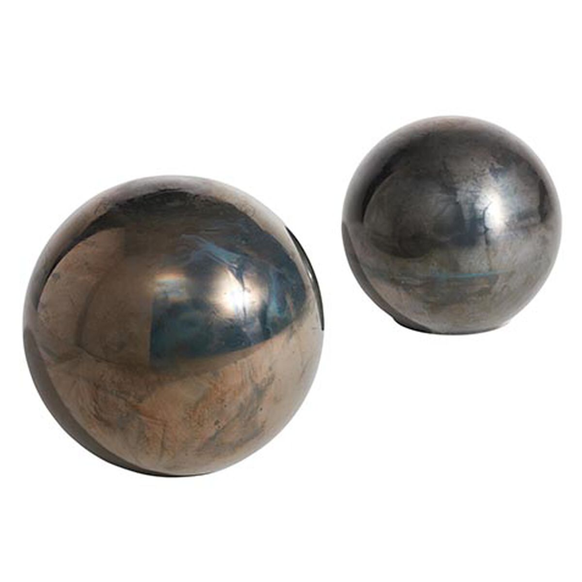 Marian Vapor Glass Spheres, Set of 2