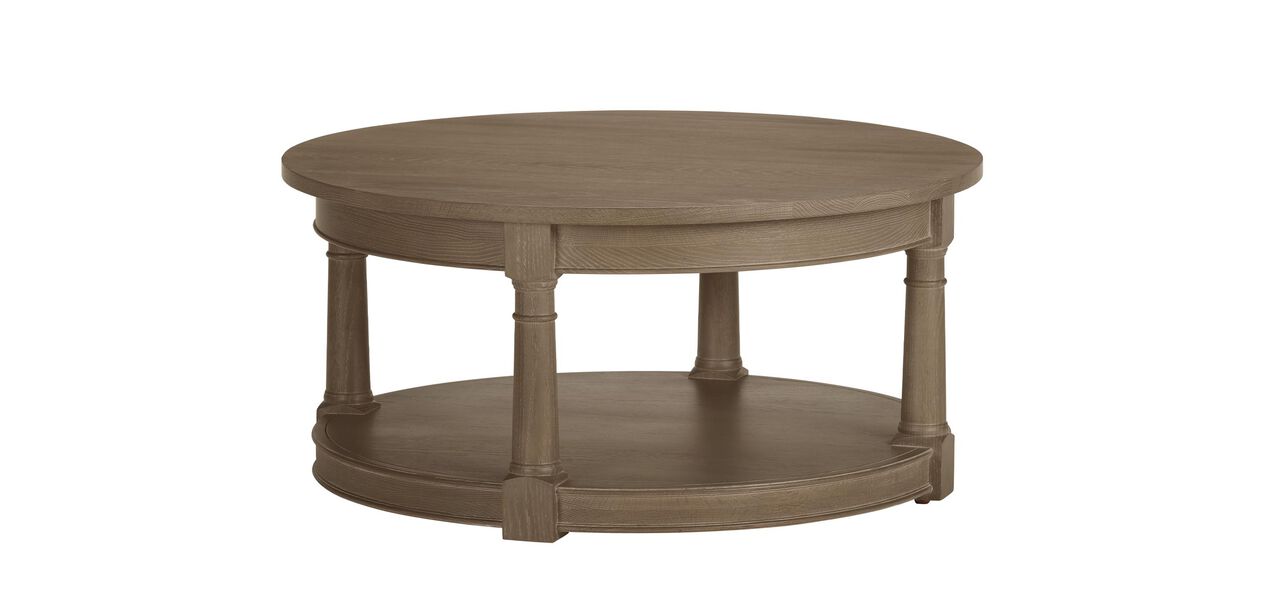 Connall 38" Round Coffee Table | Ethan Allen