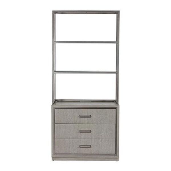 Faraday Two-Drawer File Cabinet with Hutch