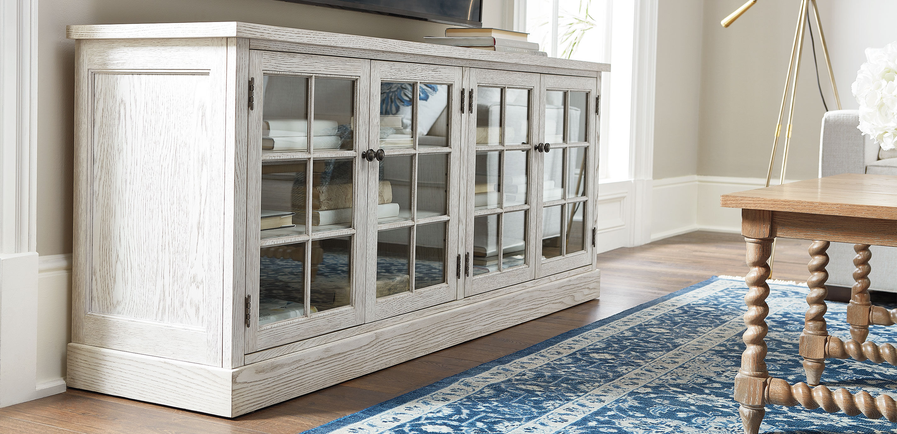 Ashburn FarmhouseStyle Entertainment Center Ethan Allen