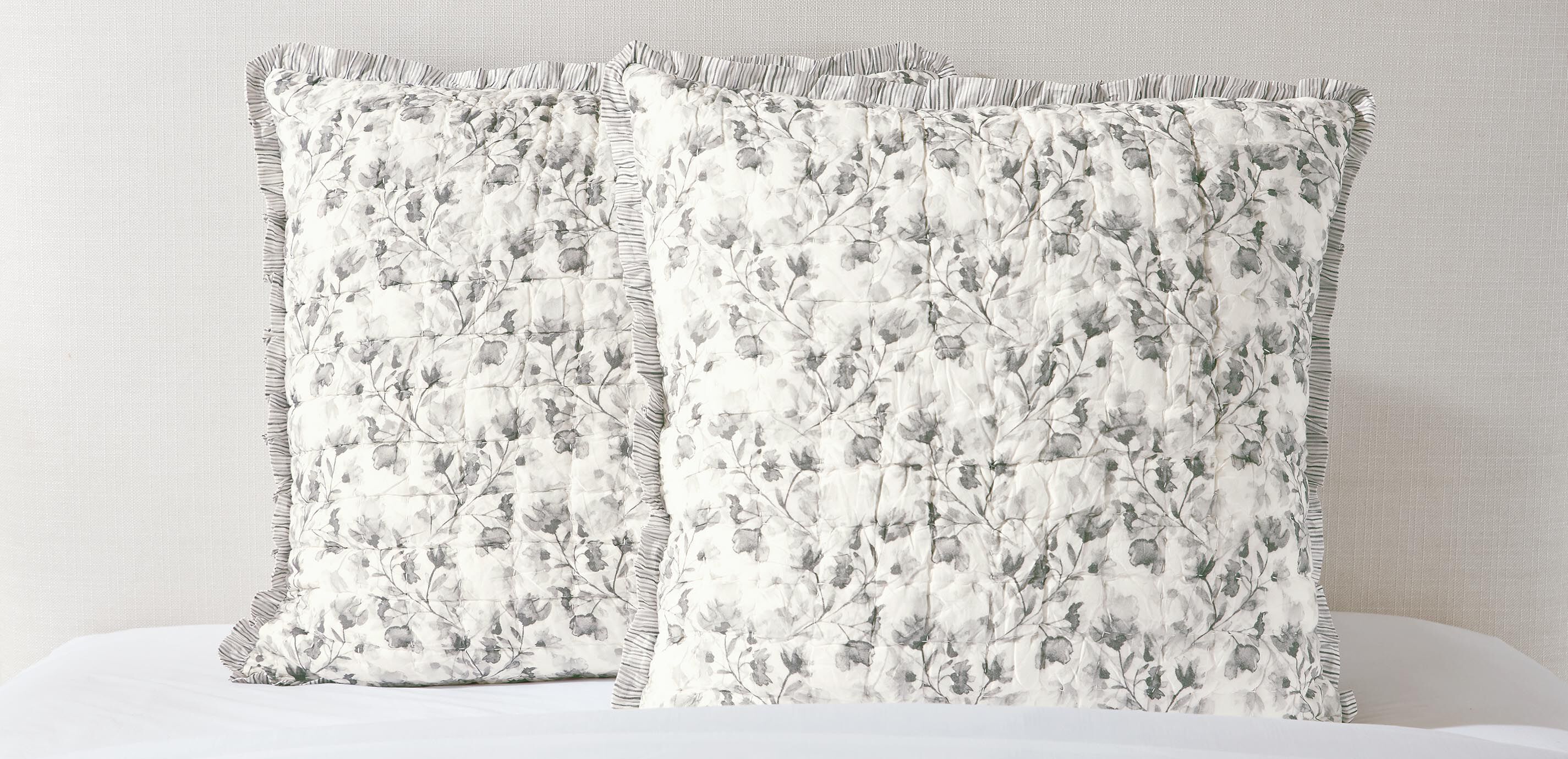 Watercolor Floral Euro Sham
