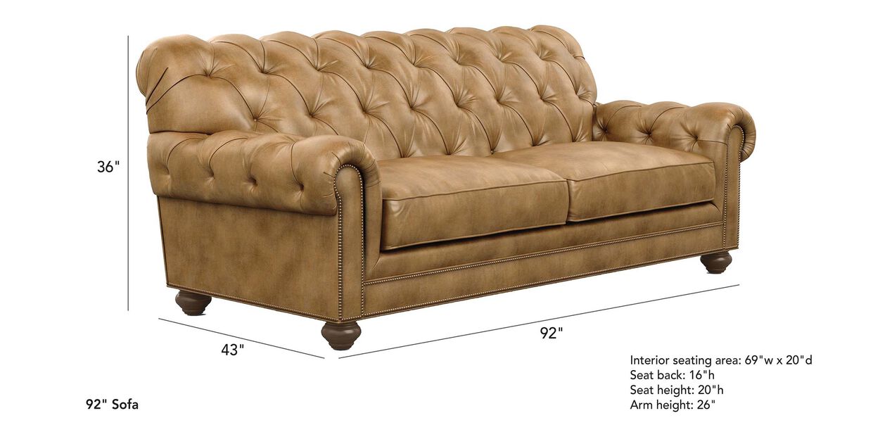 Chadwick Leather Sofa Ethan Allen, Ethan Allen Leather Couch Care