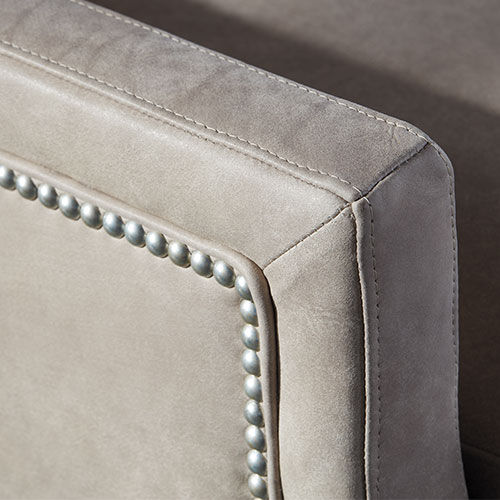Allyce Leather Swivel Chair 