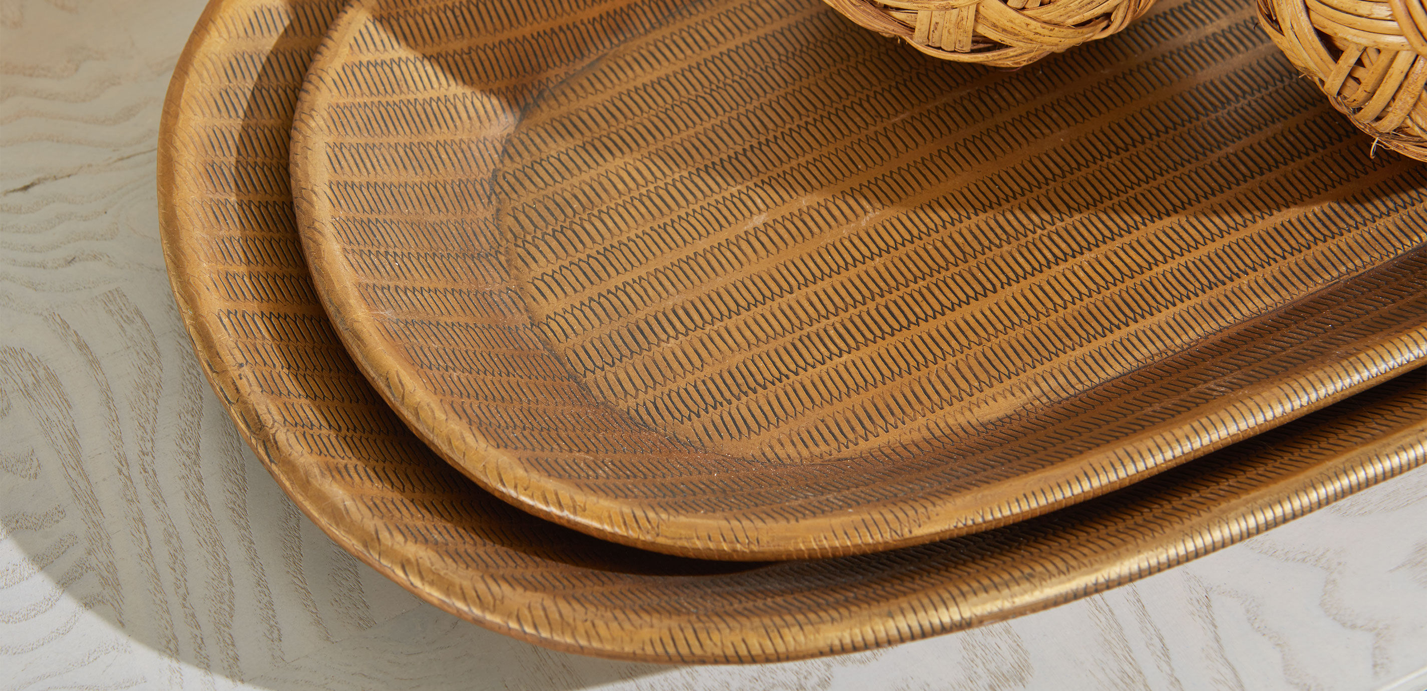 Lina Metal Oval Nesting Trays, Set of 3_5