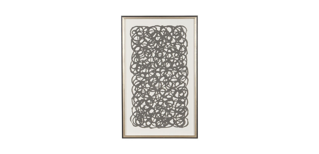 Grey Paper Art | Abstract | Ethan Allen
