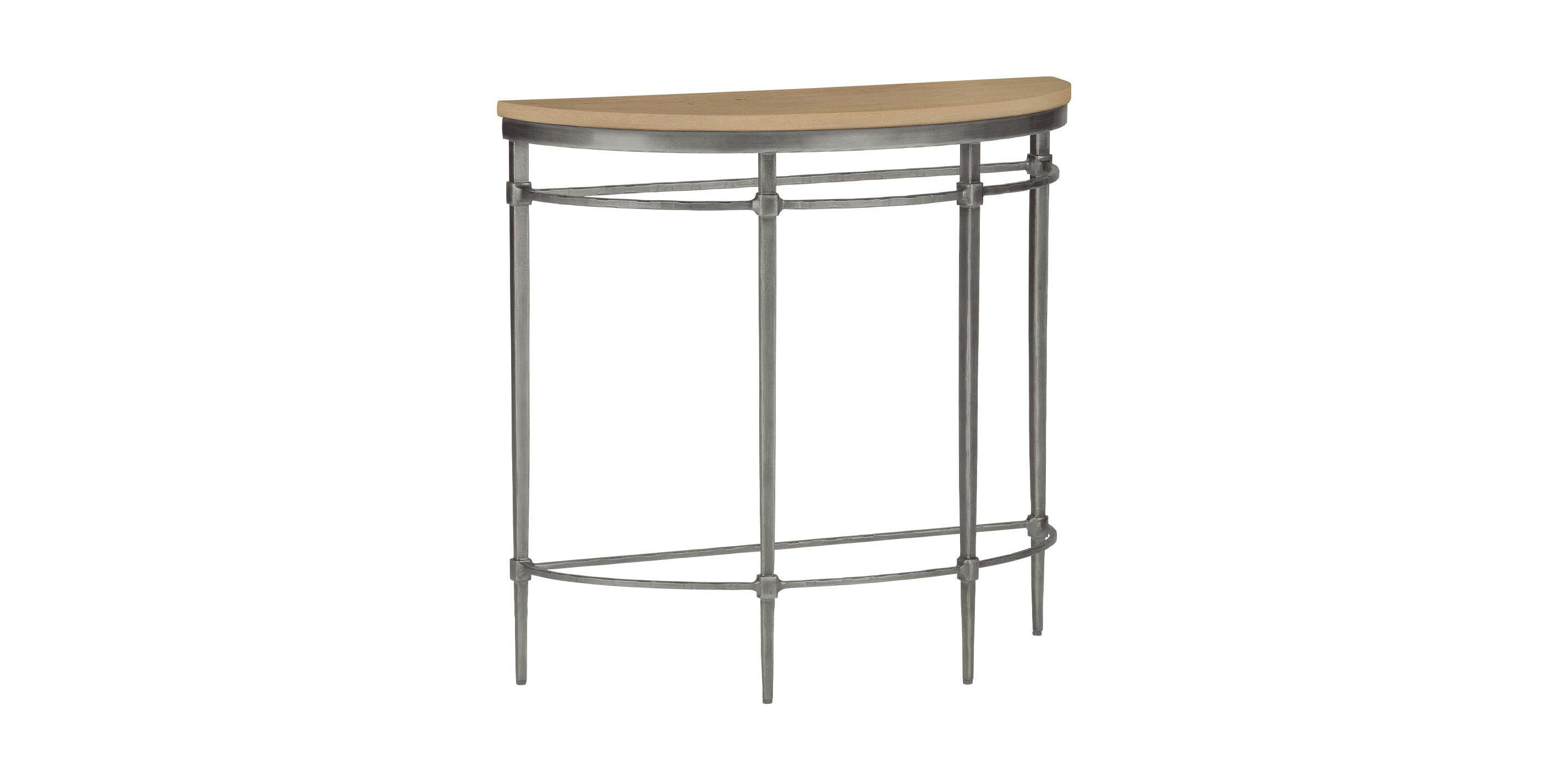 Vida Wood-Top Demilune Console Table_7