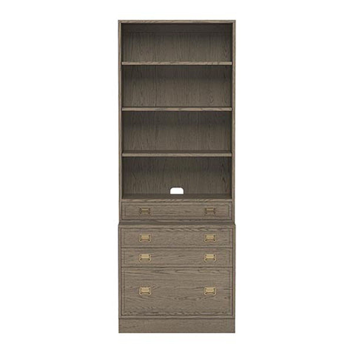 Callum Bookcase with File Cabinet
