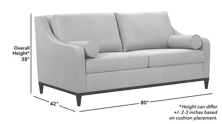 Odell Leather Sofa | Modern Leather Sofa | Ethan Allen