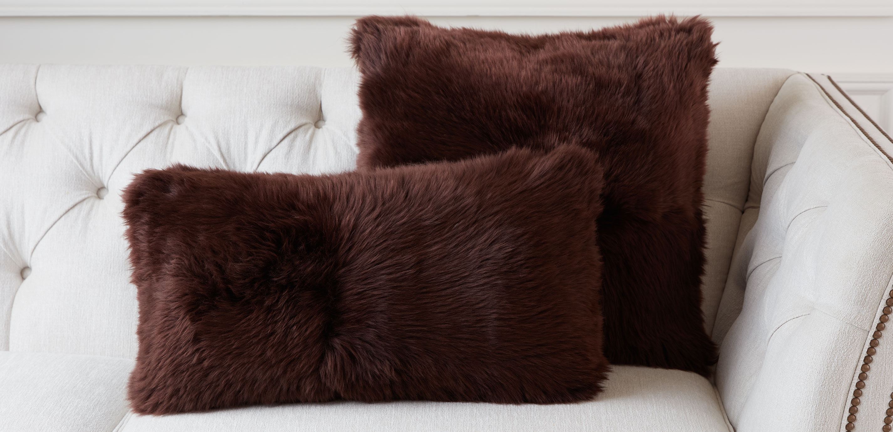 Long Hair Sheepskin Lumbar Pillow_1