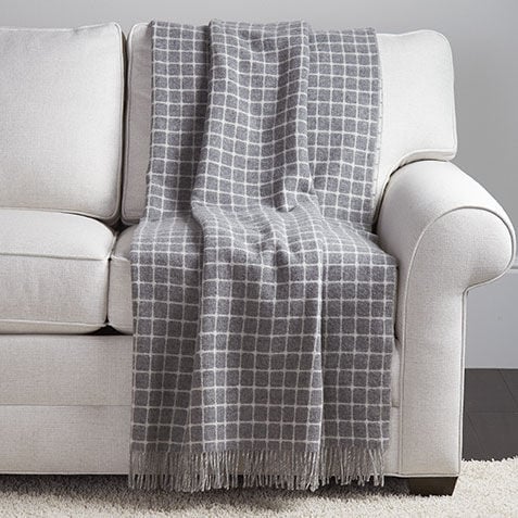 Grid Wool Throw image